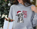 Xmas Hoodie Chesapeake Bay Retriever Dog Wearing Santa Hat Merry Xmas All Xmas Jumper Day Christmas Dog Sweatshirt Cute Xmas Dog Hoodie Gift Hoodie – Premium Graphic · Must-Have Style