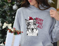 Xmas Hoodie Collie Dog in Red Santa Hat Merry Xmas All Hoodie Xmas Jumper Day Hoodie Festive Holiday Canine Hoodie Christmas Hoody Hoodie – Everyday Comfort · Trending Graphic Apparel