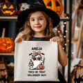 Girls Custom Personalized Halloween Tote Bag Trick or Treat Bag Cute Ghost Design Perfect for Halloween 2024 Tote Bag – Feel-Good Design · Top Pick For Any Outfit