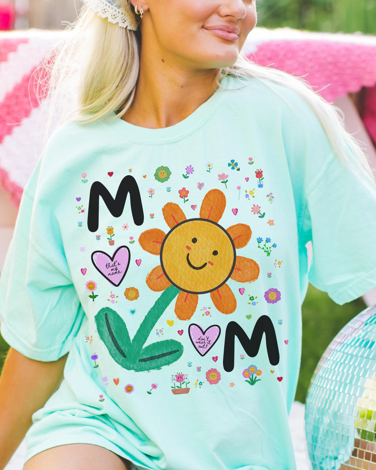 Adorable Mom Tee Shirt with Cute Y2K Aesthetic and Hearts New Mama Gift Shirt for Toddler Mom or Kindergarten Mom Silly Doodle Mama Shirt Graphic Tee – Fan Favorite · Great Gift For Fans