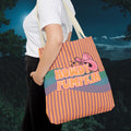 Groovy Halloween Tote Bag with Cowboy Hat Howdy Pumpkin Vintage Aesthetic Tote with Rainbow Cute 70s Aesthetic Tote for Halloween or Fall Tote Bag – Aesthetic Look · Must-Have Style