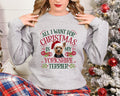 Xmas Sweater Christmas Sweatshirt Festive Sweater For Dog Lover Cute Yorkie Holiday Pullover Pets Santa Hat Design Gift Idea Sweatshirt – Aesthetic Look · High-Quality Print