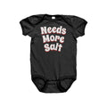 Food Critic Baby Bodysuit Food Critic Baby Onepiece Food Critic Baby Gift Food Lover Baby Chef Baby Foodie Needs More Salt Graphic Tee – Aesthetic Look · Perfect For Daily Wear