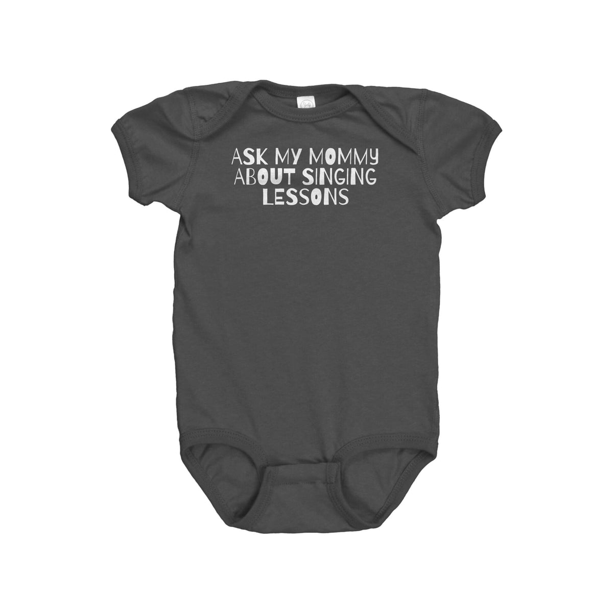 Vocal Coach Baby Bodysuit Vocal Coach Baby Onepiece Music Teacher Baby Gift Voice Coach Ask My Mommy About Singing Lessons Graphic Tee – Everyday Comfort · Must-Have Style