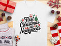 First Christmas Newlyweds TShirt Funny Christmas Gift Shirt Christmas Honeymoon Tee Cute Holiday Couple Shirt Newlywed Xmas Top Graphic Tee – Premium Graphic · Top Pick For Any Outfit