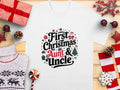 First Christmas as Aunt and Uncle Gift T Shirt Cute Holiday Shirt for New Aunt and Uncle Christmas Gift for New Relatives Graphic Tee – Cozy Vibes · Perfect For Daily Wear