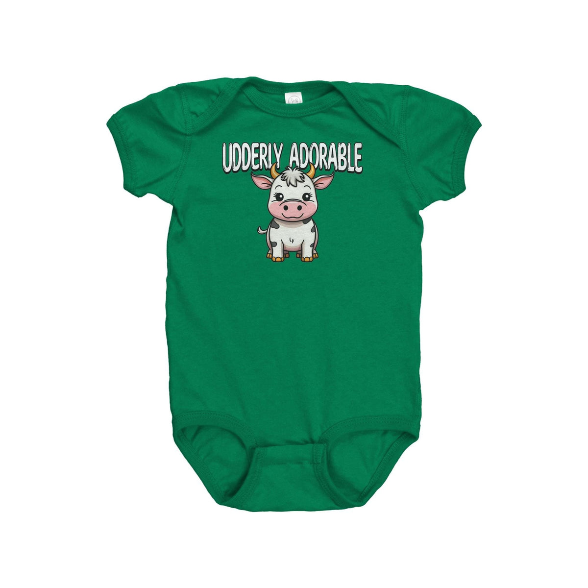 Dairy Farmer Baby Bodysuit Dairy Farm Baby Onepiece Farmer Baby Gift Cow Baby Bodysuit Cow Lover Udderly Adorable Graphic Tee – Soft Feel · Perfect For Daily Wear