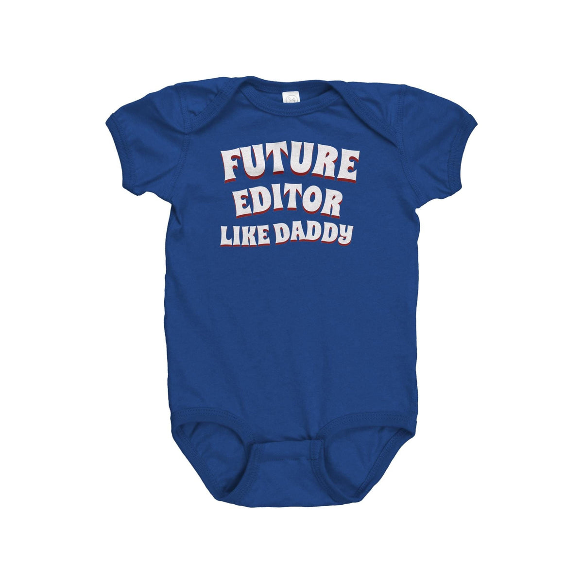 Editor Baby Bodysuit Editor Baby Onepiece Film Editor Baby Gift Future Editor Like Daddy Graphic Tee – Soft Feel · High-Quality Print
