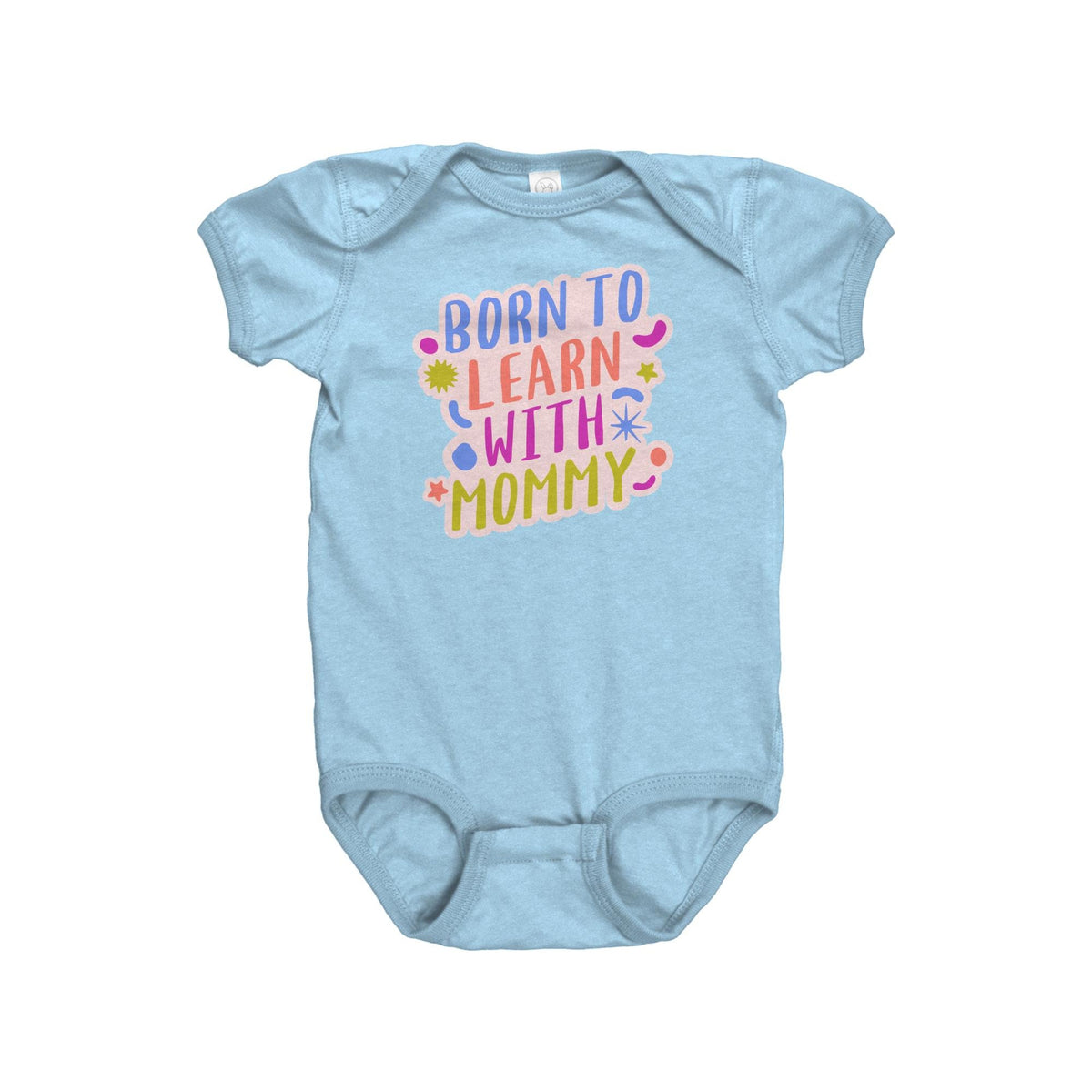 Homeschool Baby Bodysuit Homeschooler Baby Onepiece Homeschooling Baby Gift Home School Baby Born To Learn With Mommy Graphic Tee – Bold Style · Top Pick For Any Outfit