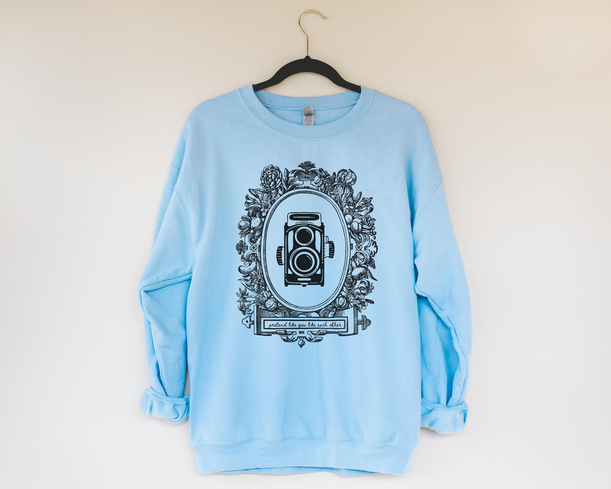 Sarcastic Photographer Sweatshirt for Wedding Photographer Family Photographer Funny Saying Shirt with Camera Cute 90s Throwback Crewneck Sweatshirt – Cozy Vibes · Great Gift For Fans
