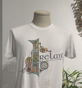Vintage 90s Ireland Celtic Tourist white Tshirt size M Graphic Tee – Bold Style · Trending Graphic Apparel
