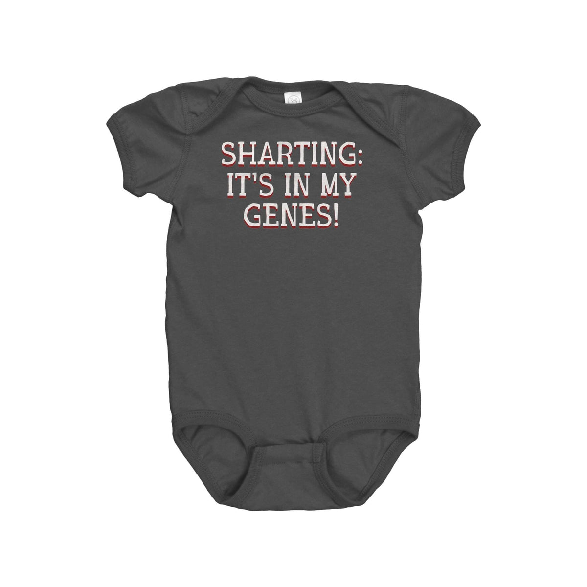 Funny Baby Bodysuit Fart Baby Onepiece Baby Shower Gift First Birthday Sharting Its In My Genes Graphic Tee – Feel-Good Design · Top Pick For Any Outfit