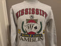 Vintage 9039s Mississippi World Class Gambling Crewneck Sweatshirt M Sweatshirt – Aesthetic Look · Perfect For Daily Wear