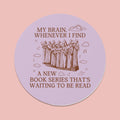 Funny Saying Book Lover Sticker for Romance Reader Who Loves Long Book Series Cute TBR Sticker with Adorable Y2K Aesthetic for Bookworm Graphic Tee – Bold Style · High-Quality Print