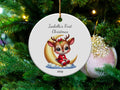 Xmas Ornament First Christmas Baby Ceramic Ornament Adorable Reindeer Design Personalized Ornament Baby39s First Christmas Keepsake 202 7 Graphic Tee – Bold Style · Must-Have Style