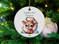 Xmas Ornament Baby39s First Christmas Ceramic Ornament Personalized Name Cute Reindeer Moon Design 2024 Baby39s First Christmas Tree Decor 6 Graphic Tee – Aesthetic Look · Top Pick For Any Outfit