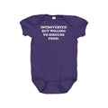 Food Critic Baby Bodysuit Food Critic Baby Onepiece Food Critic Baby Gift Food Lover Baby Introverted But Willing To Discuss Food Graphic Tee – Warm & Stylish · Must-Have Style