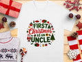 First Christmas as an Uncle TShirt Family Holiday Shirt Christmas Gift for New Uncle Fun Christmas Tee Holiday Celebration Shirt Graphic Tee – Everyday Comfort · High-Quality Print