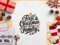 First Christmas as a Family TShirt Perfect Holiday Gift Tshirt Cute Xmas Tshirt Matching Family Christmas Tee Fun Holiday Shirt Graphic Tee – Bold Style · High-Quality Print