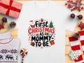 First Christmas as Mommy to Be TShirt Holiday Maternity Shirt Gift for Pregnant Mom Christmas Pregnancy Announcement Graphic Tee – Feel-Good Design · Perfect For Daily Wear