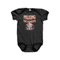 Dairy Farmer Baby Bodysuit Dairy Farm Baby Onepiece Farmer Baby Gift Cow Baby Bodysuit Cow Lover Milking The Moments Graphic Tee – Bold Style · Top Pick For Any Outfit