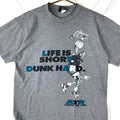 Vintage Reebok Above The Rim Tshirt Large Gray Nba Life Is Short Dunk Hard Graphic Tee – Premium Graphic · Must-Have Style