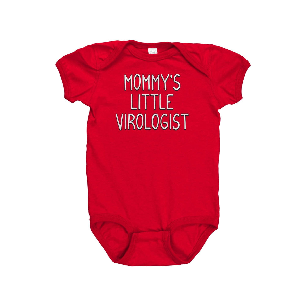Virologist Baby Bodysuit Virology Baby Onepiece Virologist Gift Mommys Little Virologist Graphic Tee – Aesthetic Look · Perfect For Daily Wear