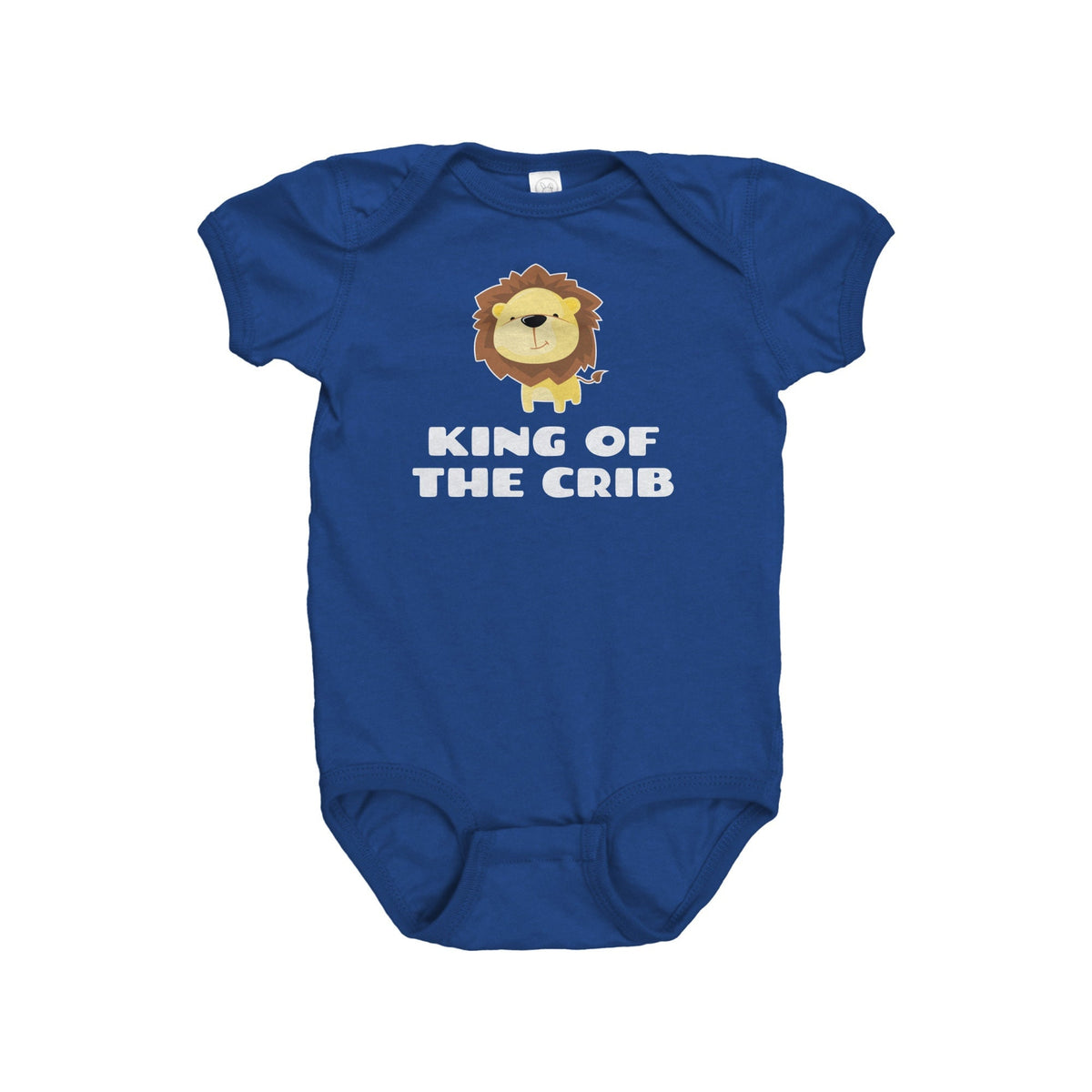 Cute Lion Baby Bodysuit Lion Baby Gift Lion Lover Baby Baby Onepiece Baby Shower Gift King Of The Crib Graphic Tee – Aesthetic Look · Great Gift For Fans