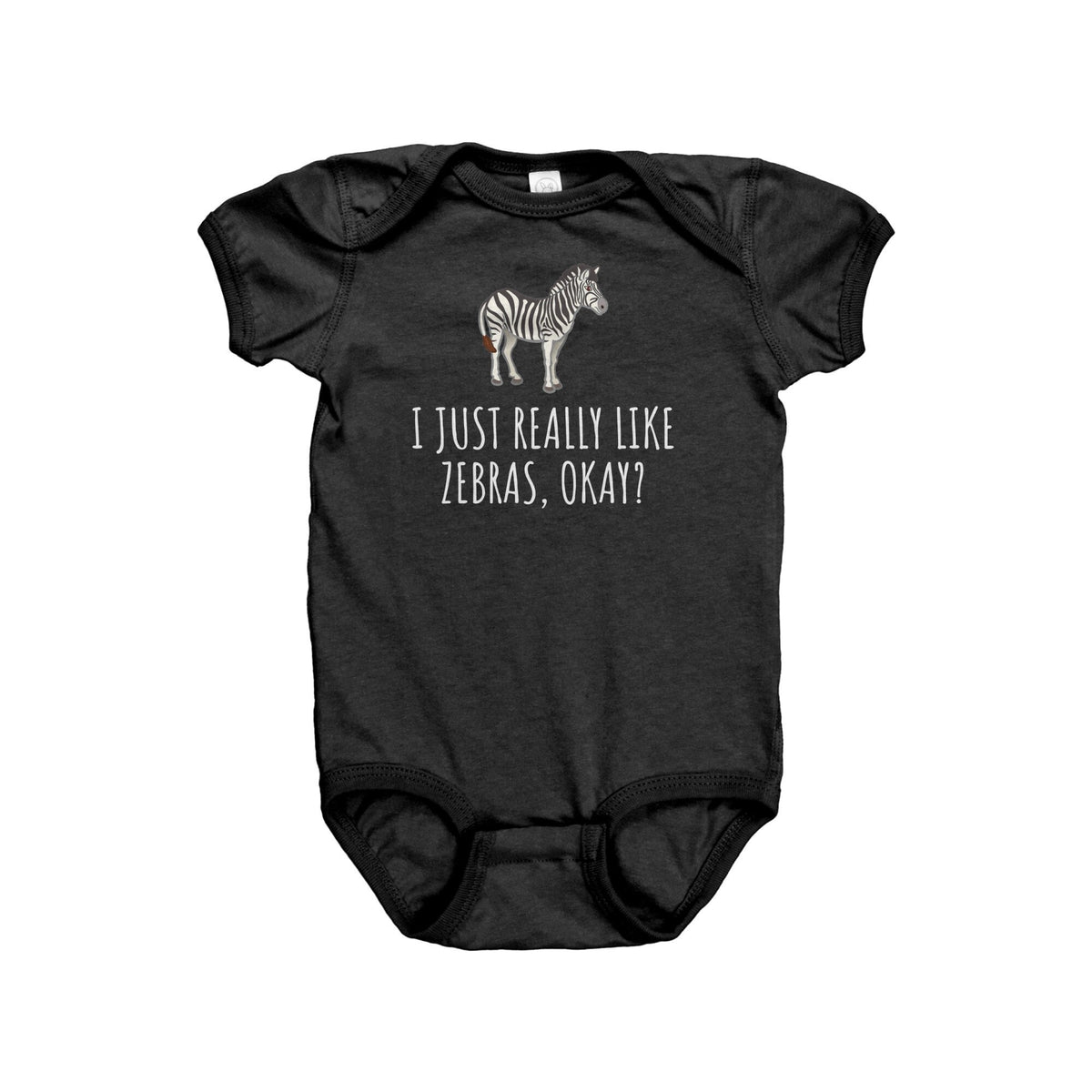 Zebra Baby Bodysuit Zebra Baby OnePiece Cute Zebra Baby Gift I Just Really Like Zebras Graphic Tee – Easygoing Wear · Trending Graphic Apparel