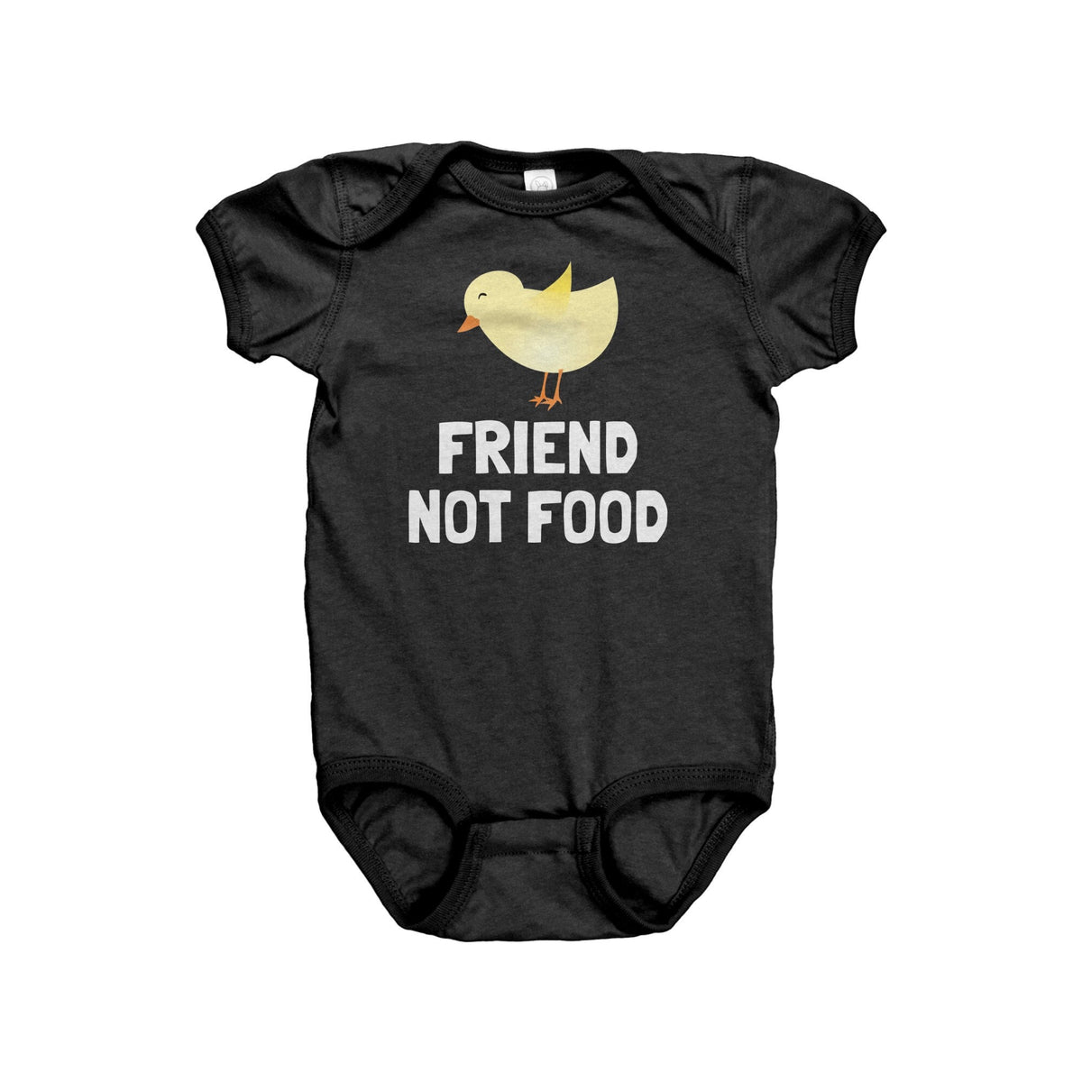 Cute Chicken Baby Bodysuit Chicken Baby OnePiece Chicken Lover Baby Gift Friend Not Food Baby Shower Present Graphic Tee – Premium Graphic · Trending Graphic Apparel