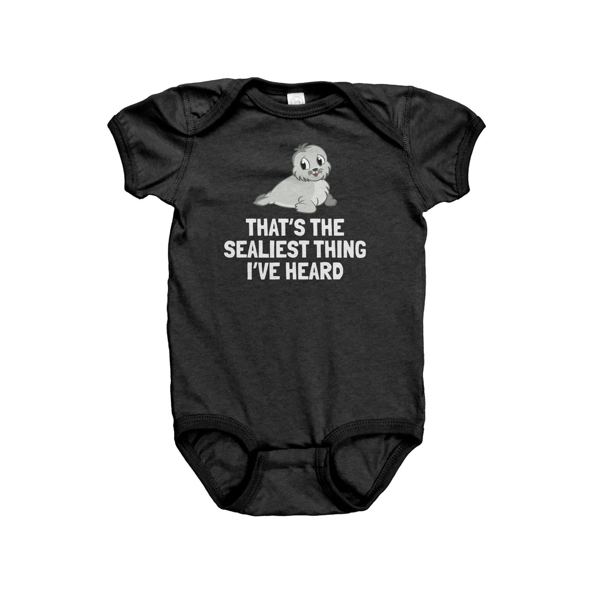 Seal Baby Bodysuit Cute Seal Baby Shirt Seal Baby Onepiece Marine Biologist Baby Gift That39s The Sealiest Thing I39ve Heard Graphic Tee – Premium Graphic · Must-Have Style
