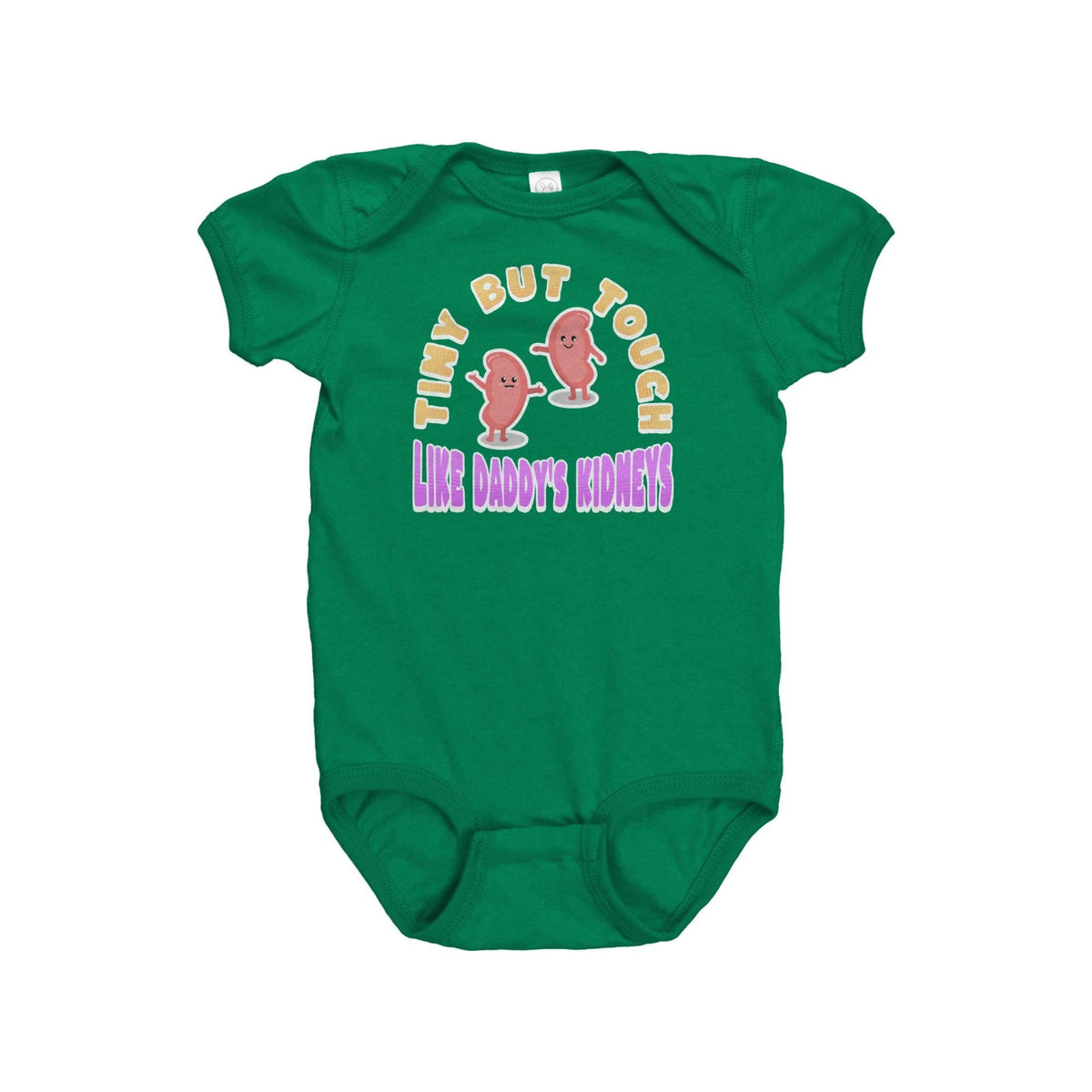 Kidney Baby Bodysuit Dialysis Baby Onepiece Kidney Transplant Baby Gift Kidney Disease Tiny But Tough Graphic Tee – Premium Graphic · High-Quality Print