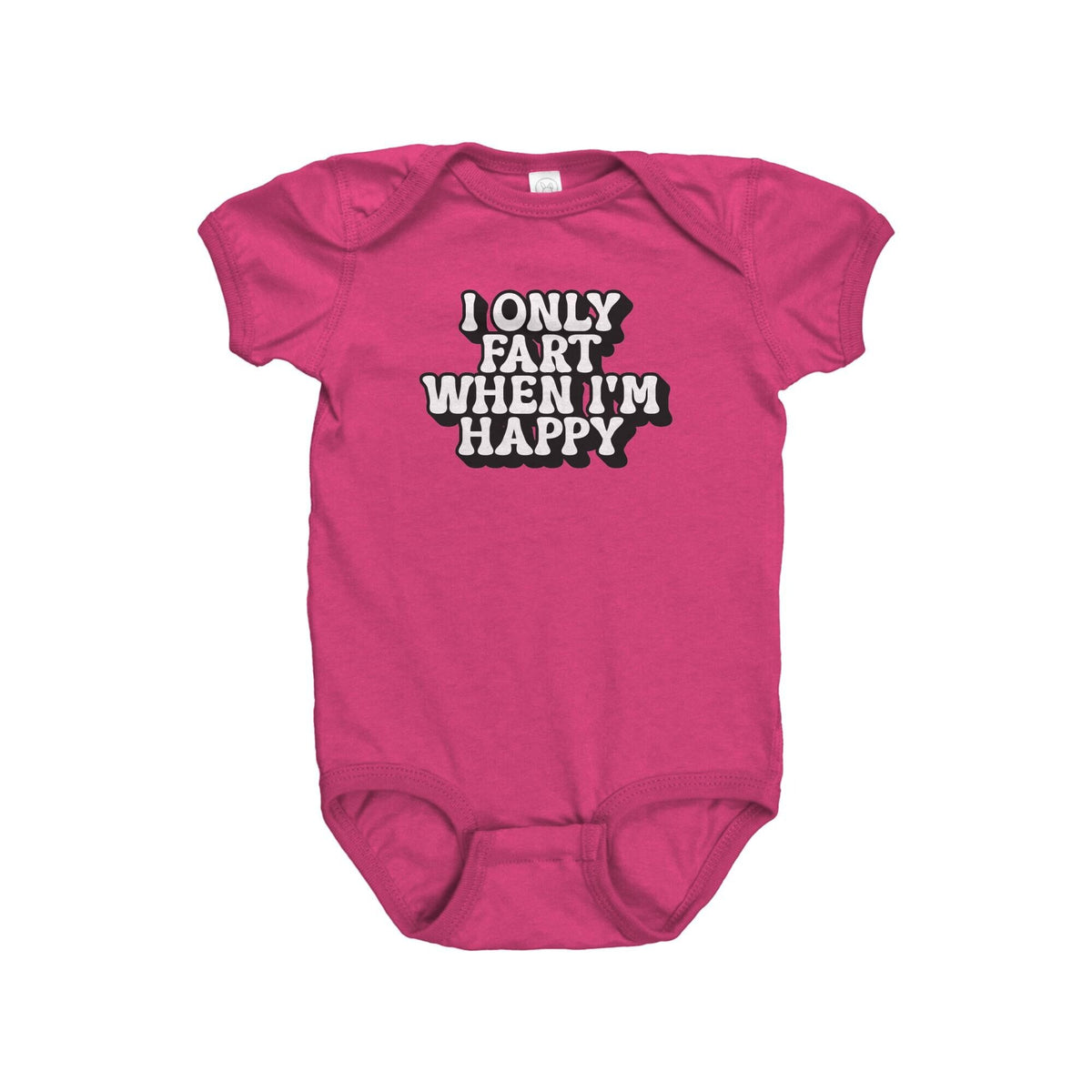 Funny Baby Bodysuit Fart Baby Onepiece Baby Shower Gift First Birthday I Only Fart When Im Happy Graphic Tee – Easygoing Wear · Perfect For Daily Wear