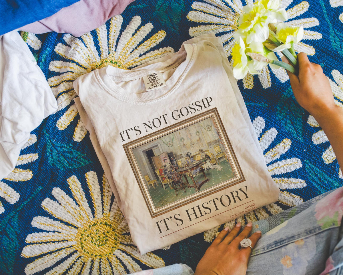 Funny History Tee Shirt for Art Historian Cute Social Studies Teacher TShirt 19th Century Painting by Giovanni Boldini Women39s History Graphic Tee – Warm & Stylish · High-Quality Print