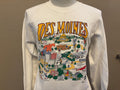 Vintage 80s Des Moines Iowa Adventure Land Map Crewneck Sweatshirt L Sweatshirt – Soft Feel · Trending Graphic Apparel