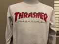 Vintage 2000s Thrasher Skateboard Magazine Gray Crewneck Sweatshirt M Sweatshirt – Bold Style · Perfect For Daily Wear