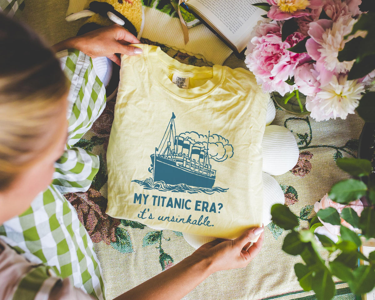Titanic Maritime History Tee Shirt for History Major Obsessed with the Sinking of the Titanic American History European History TShirt Graphic Tee – Cozy Vibes · High-Quality Print