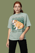 Funny English Bulldog Tee Shirt for Friend Who Loves Dogs and Cool 90s Aesthetics Adorable and Cute Puppy TShirt Butterflies and Flowers Graphic Tee – Bold Style · Great Gift For Fans
