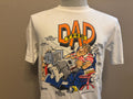 Vintage 80s The Dad Diagram Funny Tshirt M Graphic Tee – Bold Style · Must-Have Style