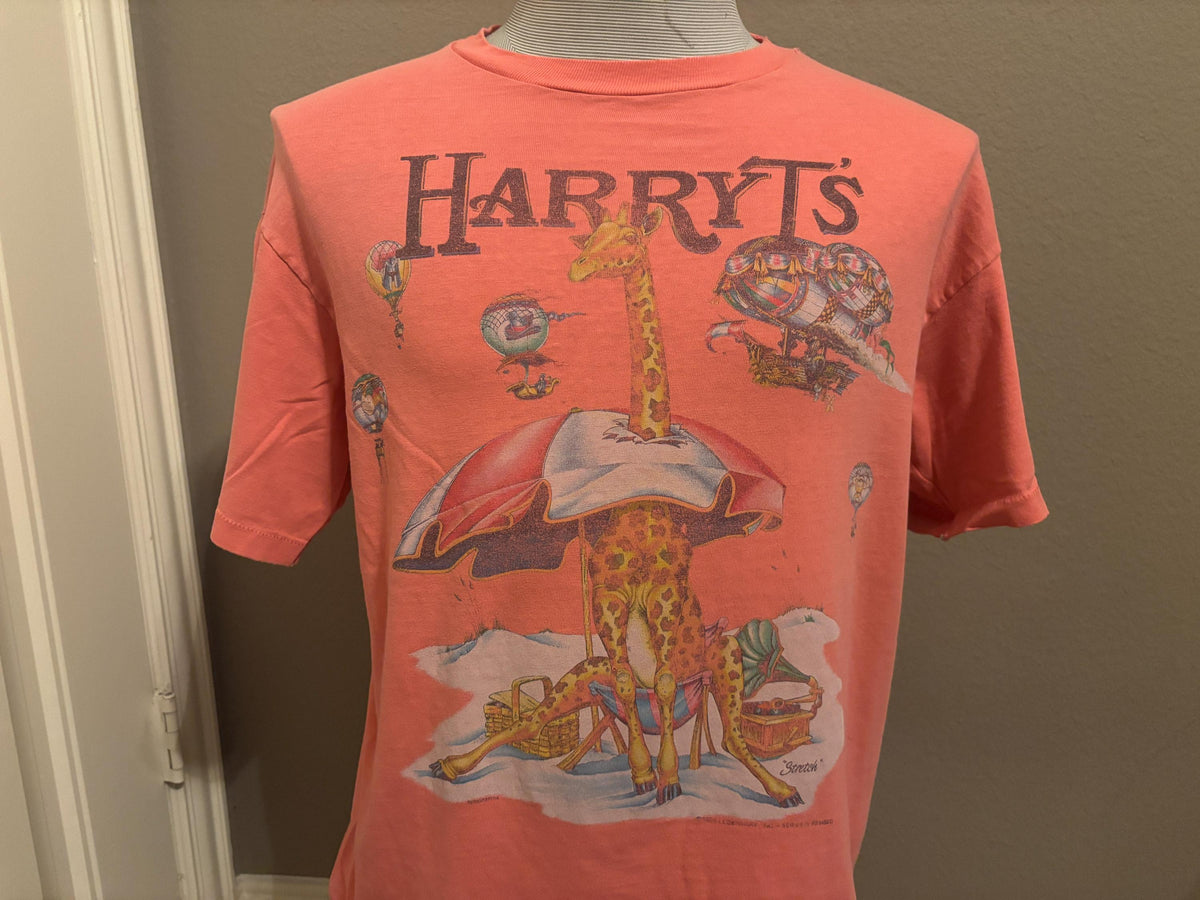 Vintage 9039s Harryts Yacht Club Destin Florida Giraffe T shirt L Graphic Tee – Soft Feel · Great Gift For Fans