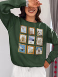 Polar Bear Photographs Framed on a Sweatshirt Silly Animal Lover Crewneck with Bears Gift for Friend Who Loves Polar Bears and Winter Sweatshirt – Bold Style · Perfect For Daily Wear