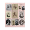 Women39s History Puzzle with Paintings Photos of Famous Suffragettes Activists and Scientists Social Studies Teacher Gift Black History Graphic Tee – Aesthetic Look · Perfect For Daily Wear