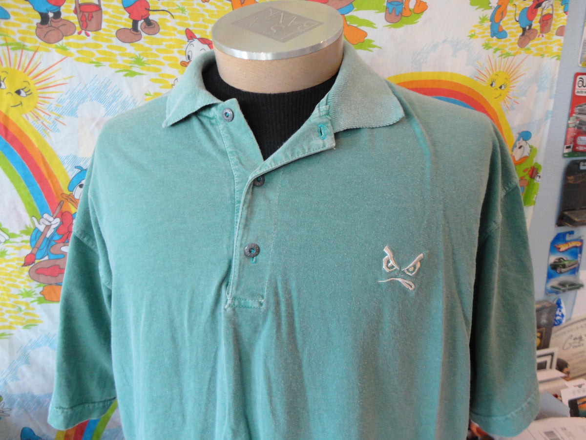 Vintage 9039s Bad Boy Club Green Polo Collar shirt Size XL Graphic Tee – Aesthetic Look · Must-Have Style