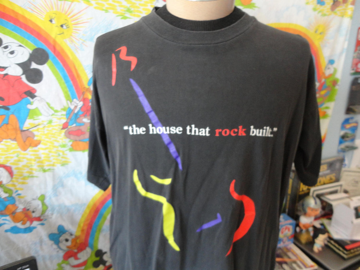 Vintage 9039s Rock Roll Hall of Fame 1995 The House That Rock Built Black T Shirt Size XL Graphic Tee – Feel-Good Design · Trending Graphic Apparel