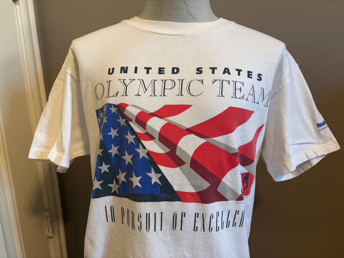 Vintage 9039s United States Olympic Team T shirt L Graphic Tee – Fan Favorite · High-Quality Print