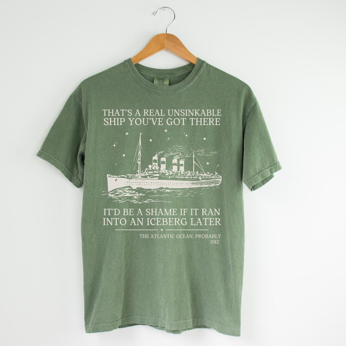 Titanic Maritime History TShirt for Friend Obsessed with the Sinking of the Titanic Silly Iceberg Joke History Major Social Studies Gift Graphic Tee – Warm & Stylish · Must-Have Style