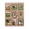 Silly Miniature Horse Lover Puzzle Funny Wall Gallery Aesthetic Framed Portraits of Cute Mini Horses Adorable Animal Lover Floral Puzzle Graphic Tee – Cozy Vibes · Perfect For Daily Wear