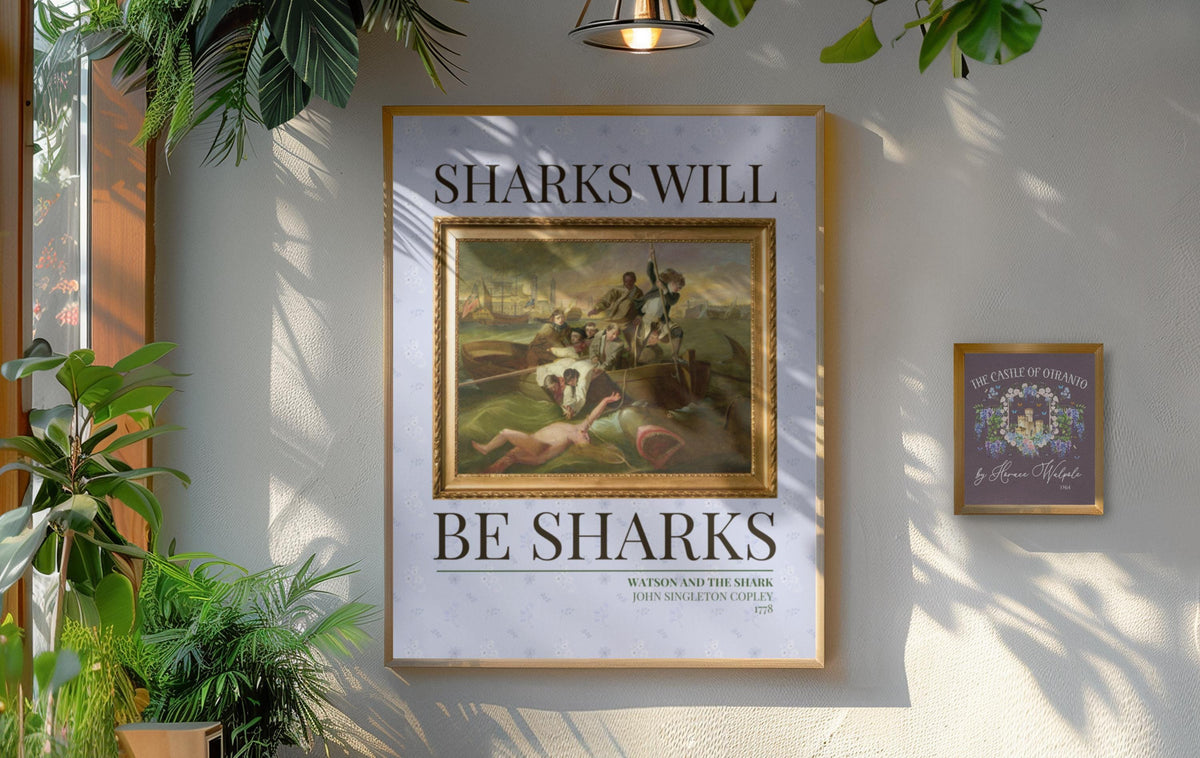 Maritime History Poster for Marine Biologist Who Loves Sharks Watson and the Shark by John Singleton Copley Historic 19th Century Art Graphic Tee – Everyday Comfort · Must-Have Style