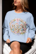 Rococo History Cat Lover Sweatshirt with Flowers and Butterflies Silly Social Studies Teacher Shirt with Bows Colorful Maximalist 90s Tee Sweatshirt – Cozy Vibes · High-Quality Print