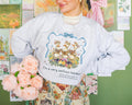 Bookish Silly Goose Floral Sweatshirt for Romance Reader Who Loves Fantasy Romance with Fairies Funny Romantasy Trope Shirt for Book Author Sweatshirt – Everyday Comfort · Perfect For Daily Wear